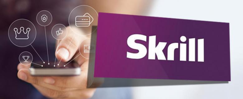 logo skrill design smartphone