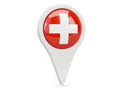 drapeau suisse pin